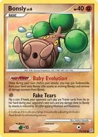 Bonsly - Reverse Holo