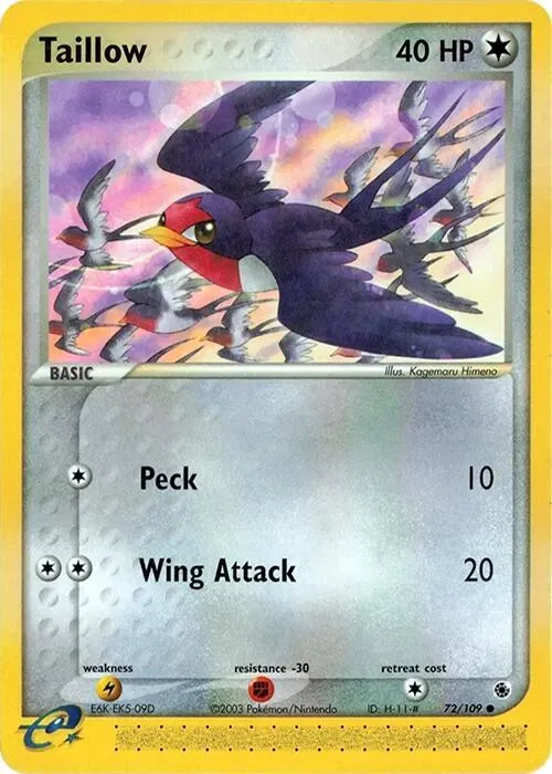 Taillow - Reverse Holo
