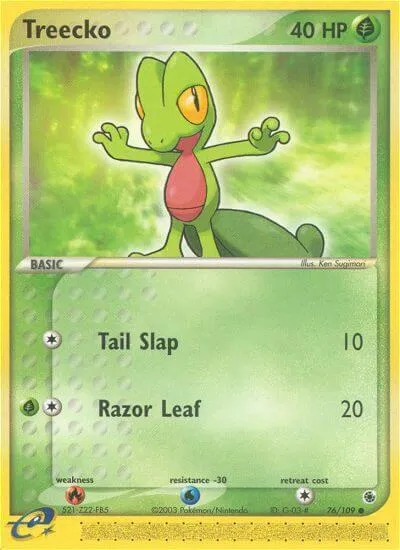 Treecko - Reverse Holo