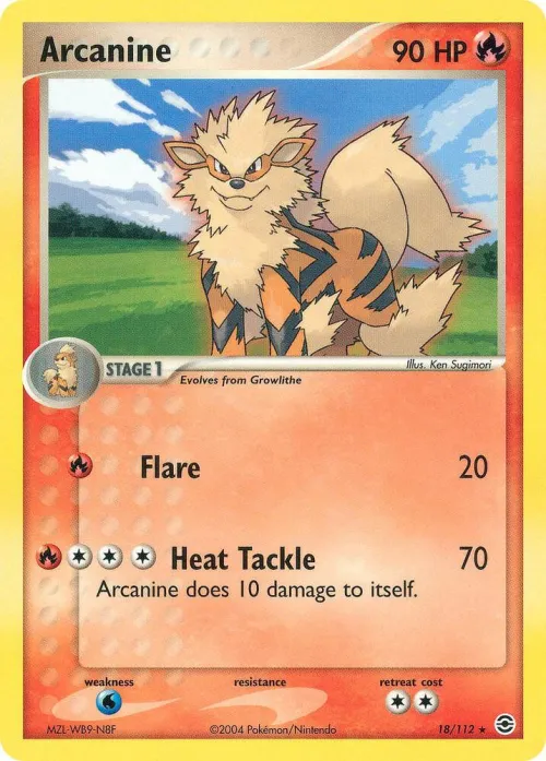 Arcanine - Reverse Holo