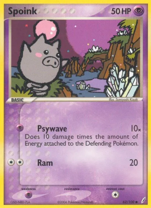 Spoink - Reverse Holo