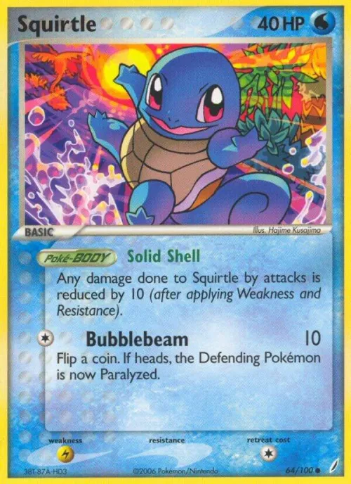 Squirtle - Reverse Holo