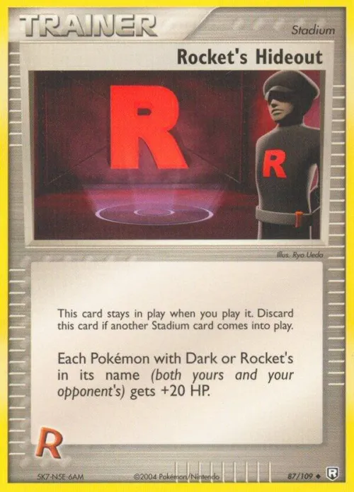 Rocket's Hideout - Reverse Holo