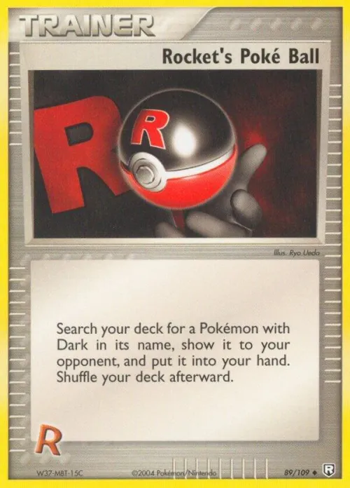 Rocket's Poke Ball - Reverse Holo