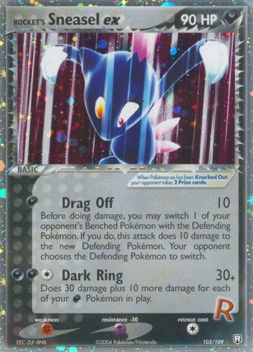 Rocket's Sneasel ex - Holo