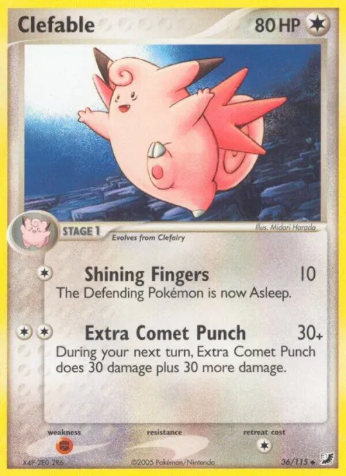 Clefable - Reverse Holo