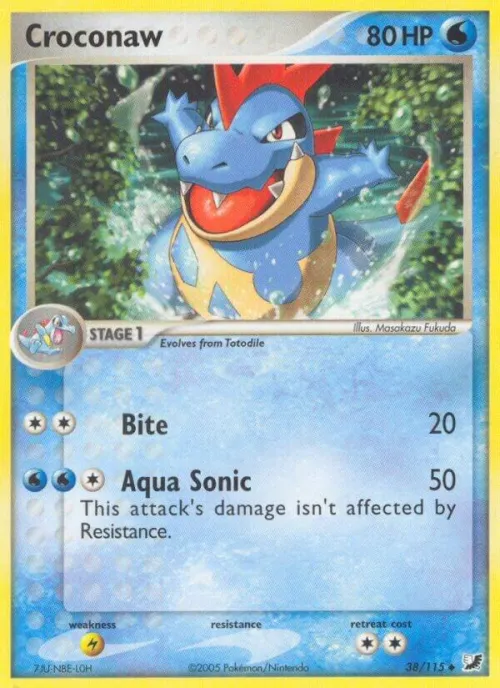 Croconaw - Reverse Holo