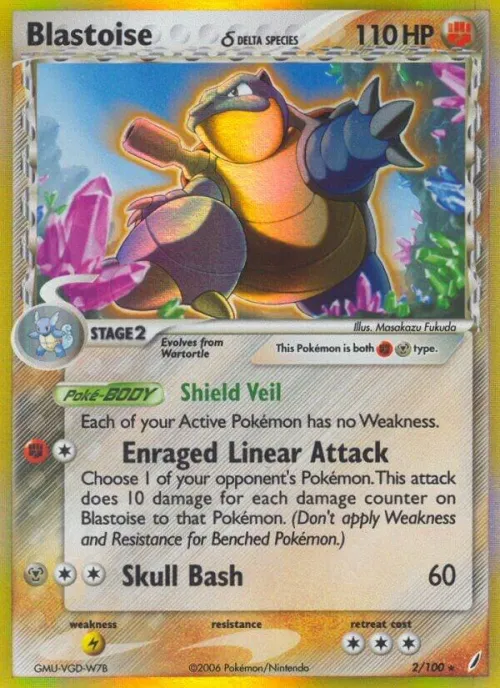 Blastoise (Delta Species) - Holo