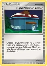 Night Pokemon Center - Reverse Holo