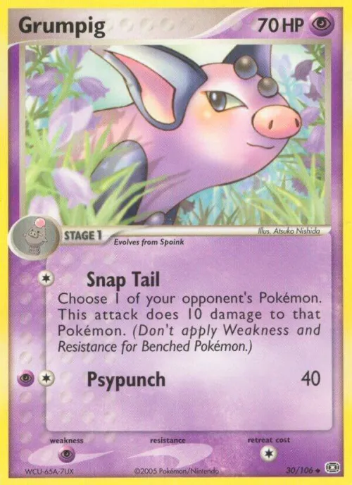 Grumpig - Reverse Holo