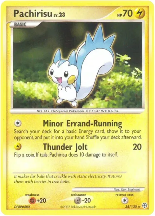 Pachirisu - Reverse Holo