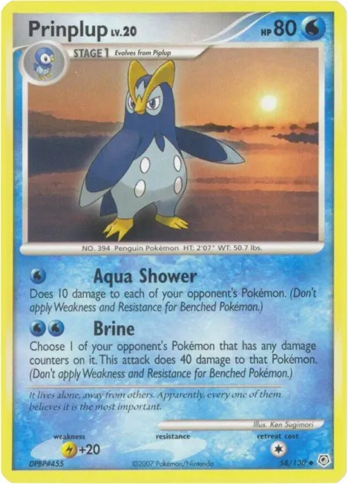 Prinplup - Reverse Holo