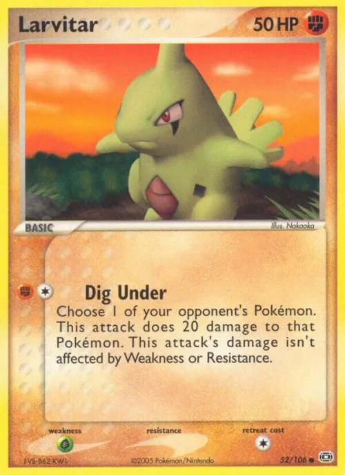 Larvitar - Reverse Holo