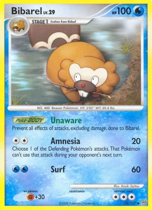 Bibarel - Reverse Holo