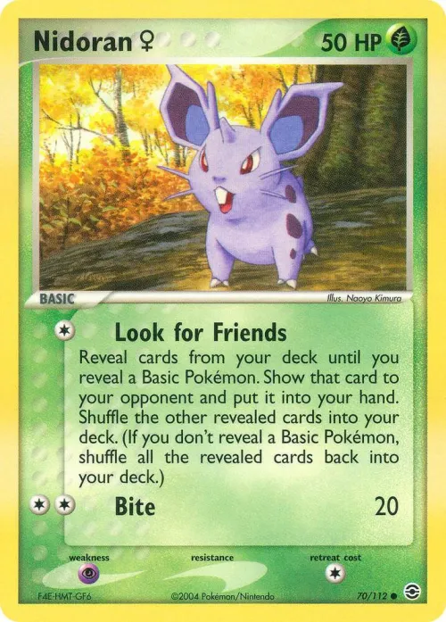Nidoran F - Reverse Holo