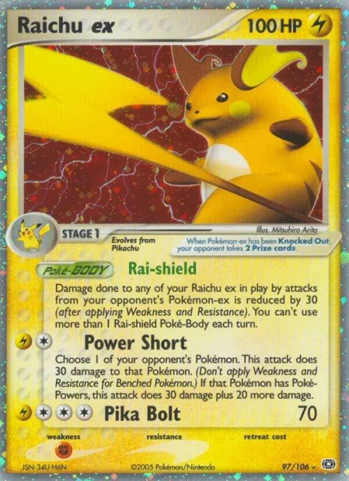 Raichu ex - Holo