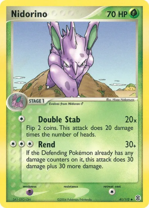Nidorino - Reverse Holo