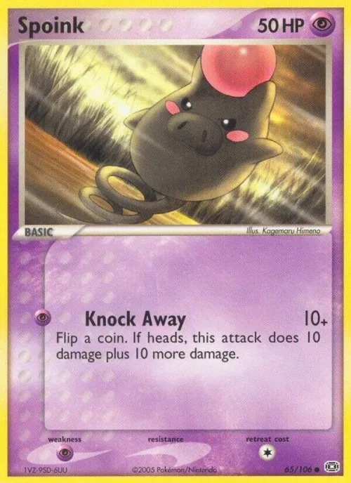 Spoink - Reverse Holo