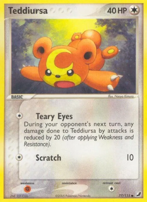 Teddiursa - Reverse Holo