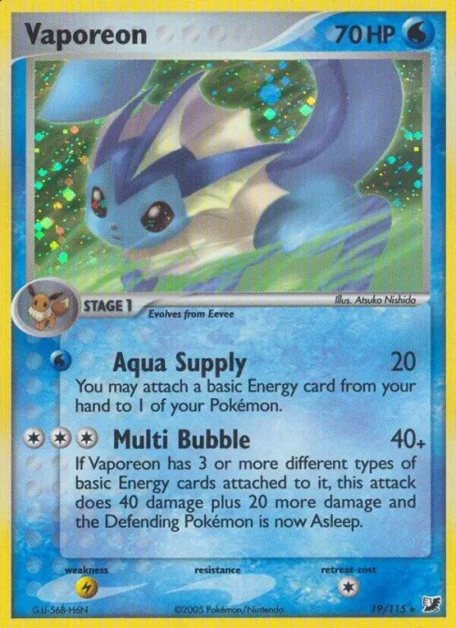 Vaporeon - Holo