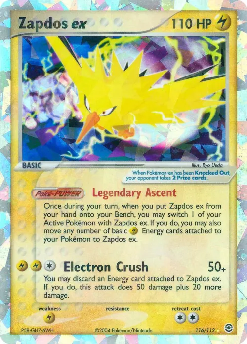 Zapdos ex - Holo