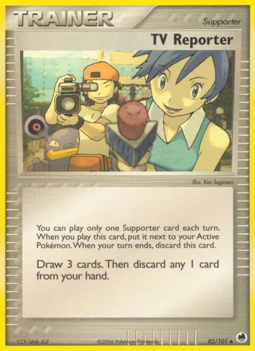 TV Reporter - Reverse Holo