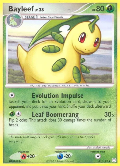 Bayleef - Reverse Holo