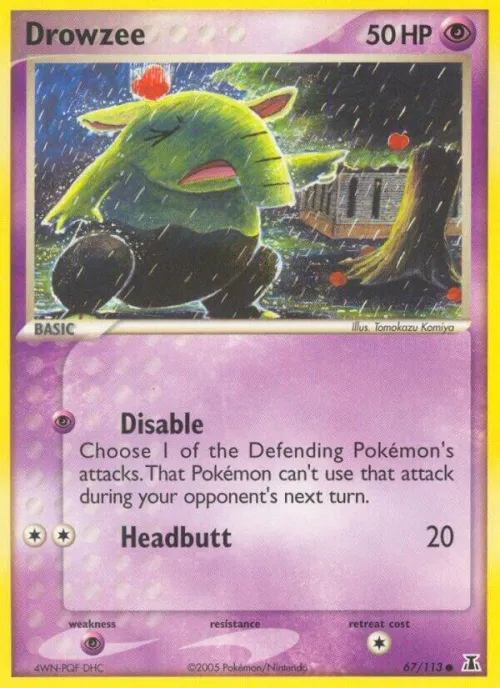 Drowzee - Reverse Holo