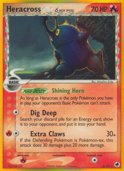 Heracross (Delta Species) - Holo