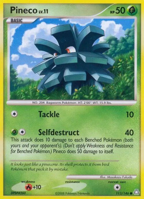 Pineco - Reverse Holo