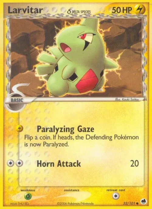 Larvitar (Delta Species) - Reverse Holo