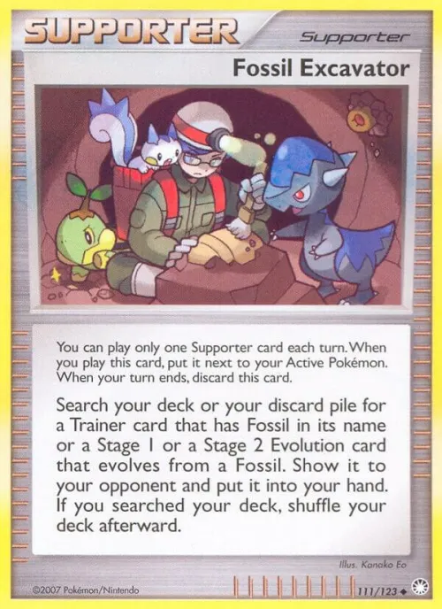 Fossil Excavator - Reverse Holo