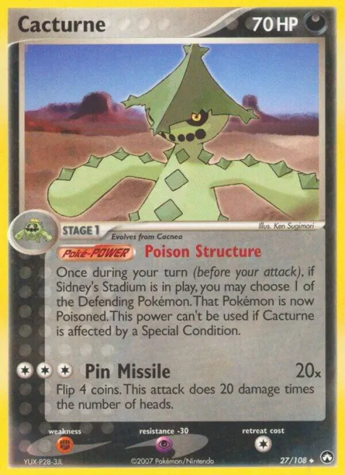 Cacturne - Reverse Holo