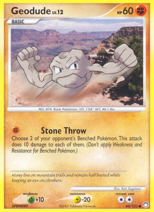 Geodude - Reverse Holo