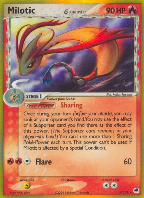 Milotic (Delta Species) - Holo