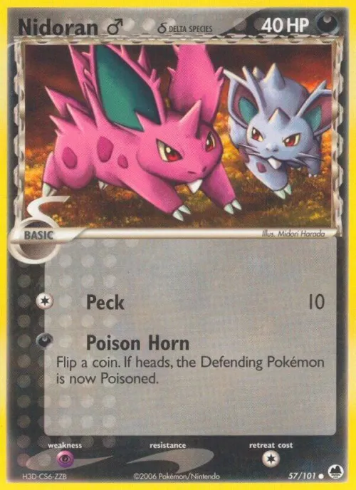 Nidoran M (Delta Species) - Reverse Holo
