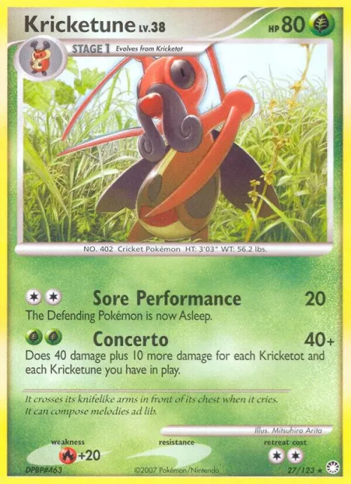 Kricketune - Reverse Holo