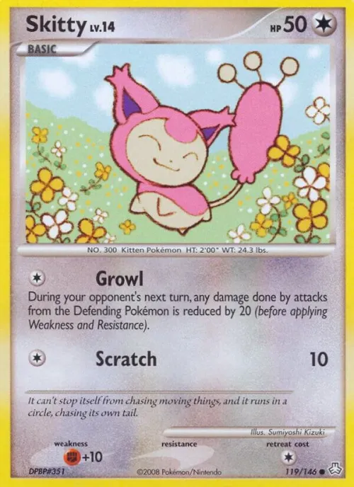 Skitty - Reverse Holo