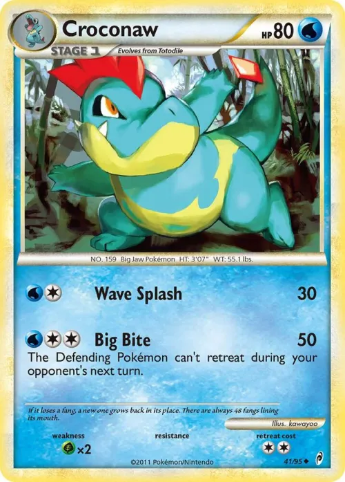 Croconaw - Reverse Holo