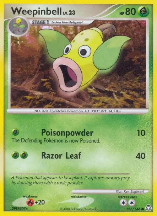 Weepinbell - Reverse Holo