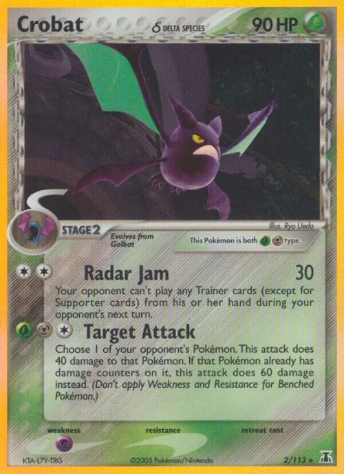 Crobat (Delta Species) - Holo