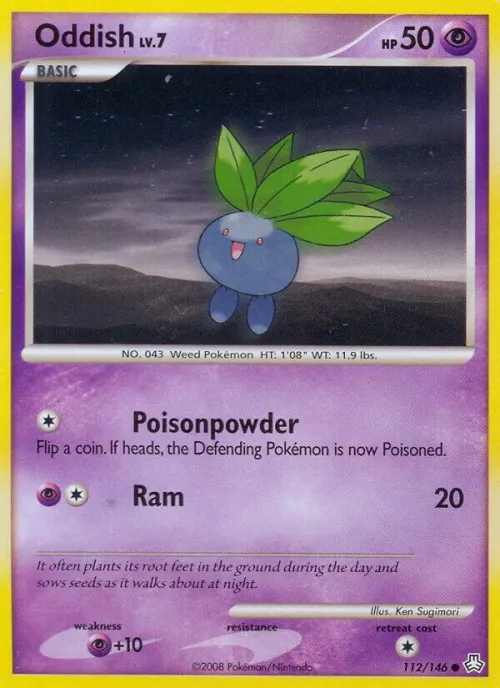 Oddish (112) - Reverse Holo