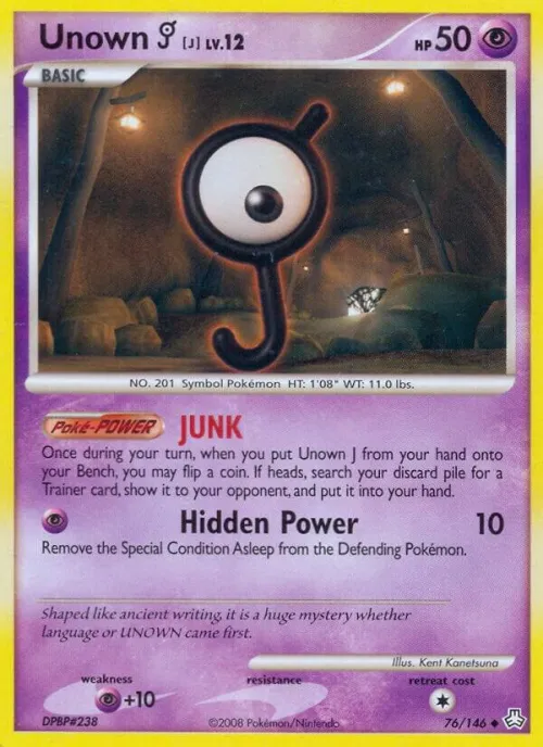 Unown (J) - Reverse Holo