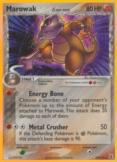 Marowak (Delta Species) - Holo