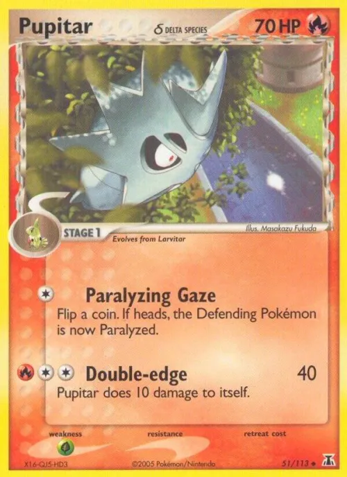 Pupitar (Delta Species) - Reverse Holo