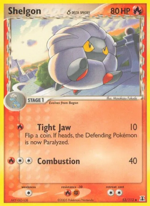 Shelgon - 053/113 (Delta Species) - Reverse Holo