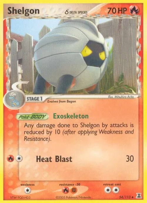 Shelgon - 054/113 (Delta Species) - Reverse Holo