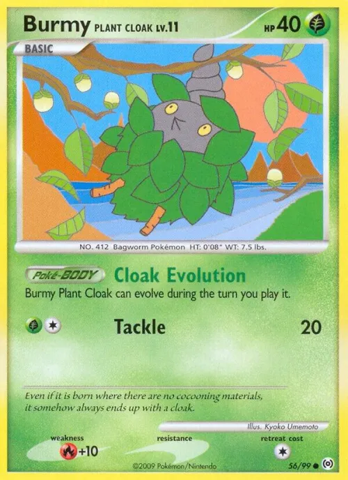 Burmy Plant Cloak - Reverse Holo
