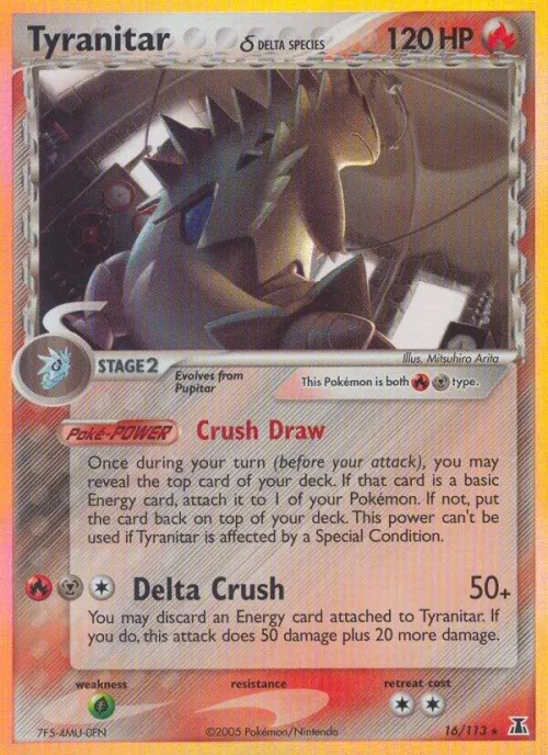 Tyranitar (Delta Species) - Holo