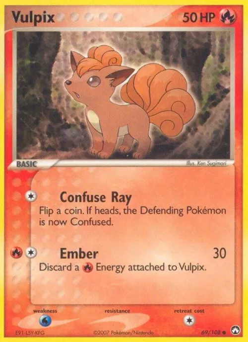 Vulpix - Reverse Holo